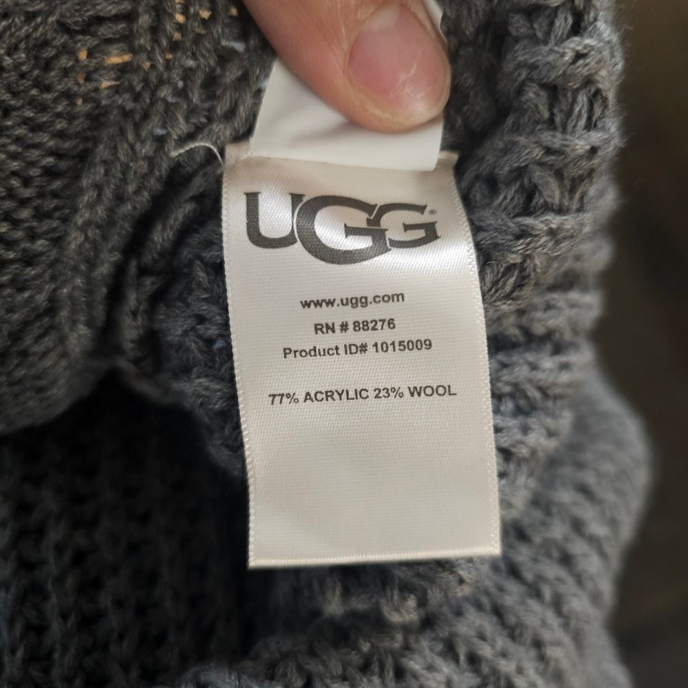Ugg Maribeth Wool Blend Knit Button Down Cape Pon… - image 7